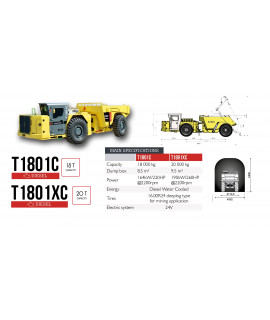 mining truck aramine t1801 diesel electronic